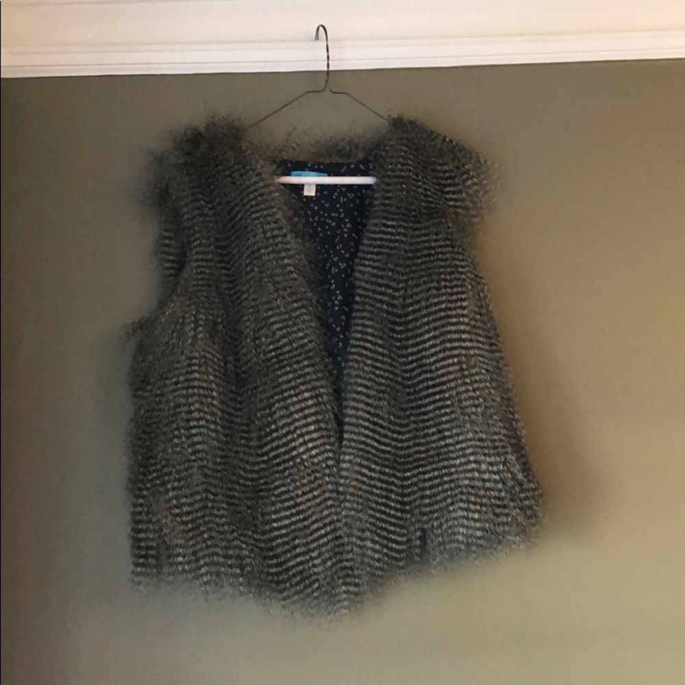 Cute faux fur vest